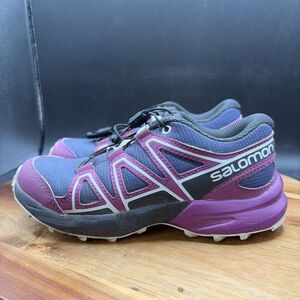 Salomon Speed Cross Youth Size 13K Running Shoes Purple 407921 Trail Hiking